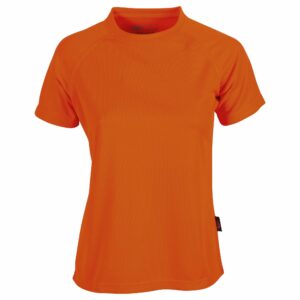 firstee-women-tee-shirt-respirant-femme orange