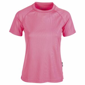 firstee-women-tee-shirt-respirant-femme rose fluo