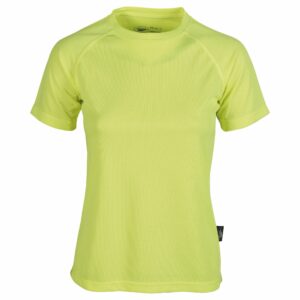 firstee-women-tee-shirt-respirant-femme vert fluo
