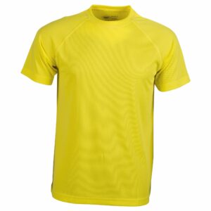 Tee shirt sport jaune